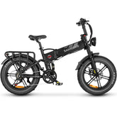 SAMEBIKE RS-A02 Electric Bike - 750W Motor 48V17AH Battery 55KM Range Hydraulic Disc Brakes - Black